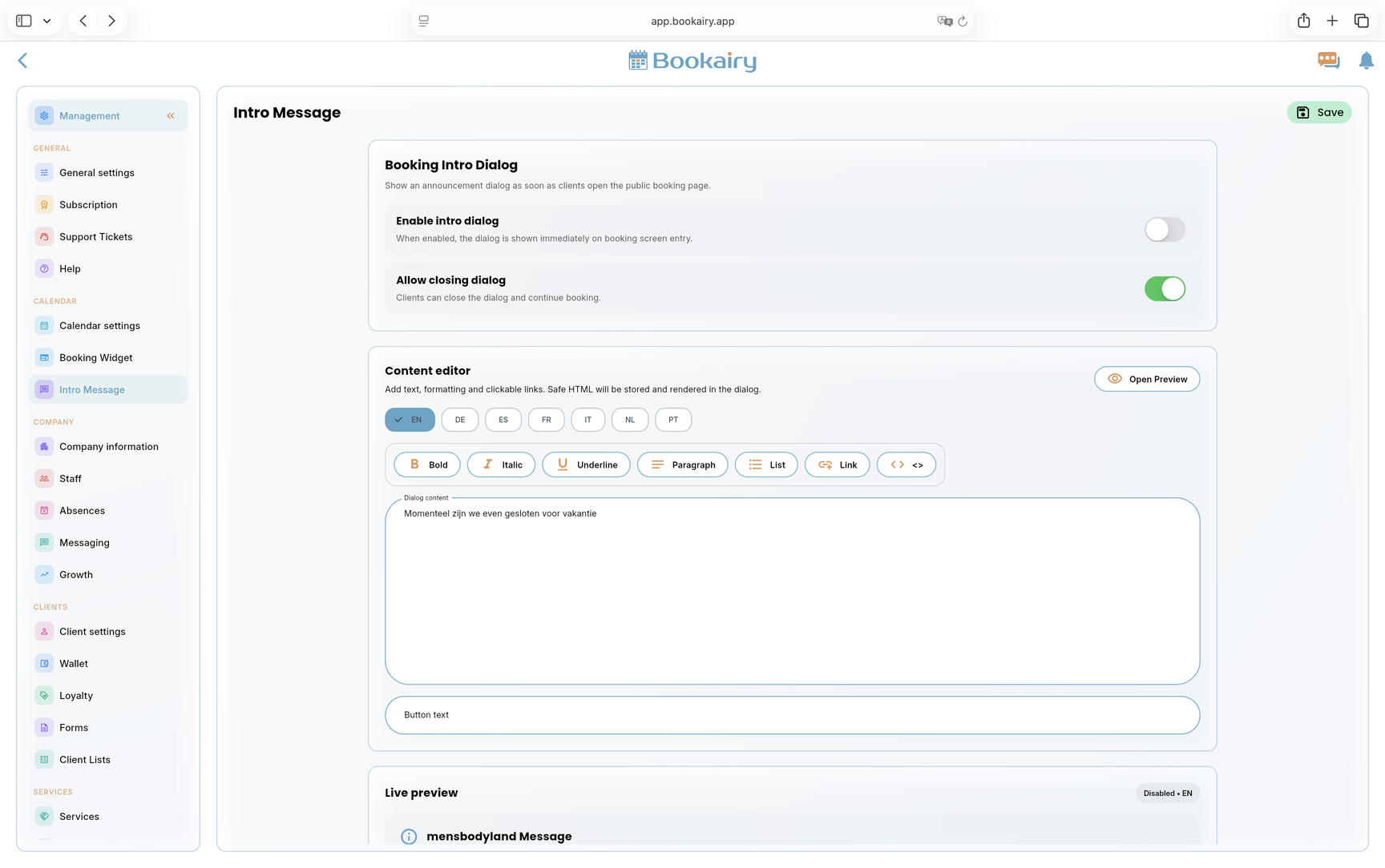 Bookairy walk-through screenshot 5